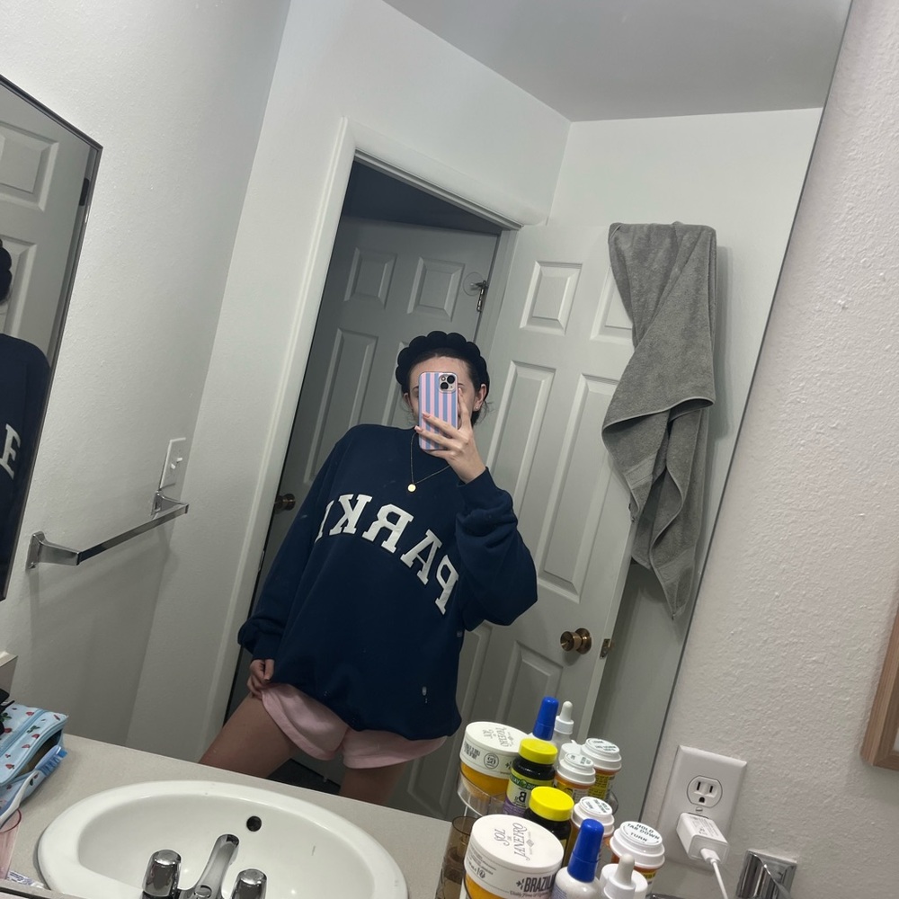 Navy Blue PARKE Mockneck L/XL